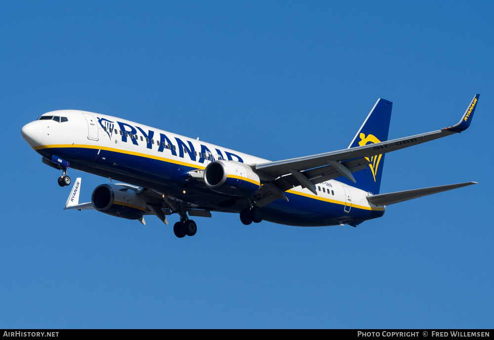 Aircraft Photo of 9H-QBB | Boeing 737-8AS | Ryanair | AirHistory.net #445827