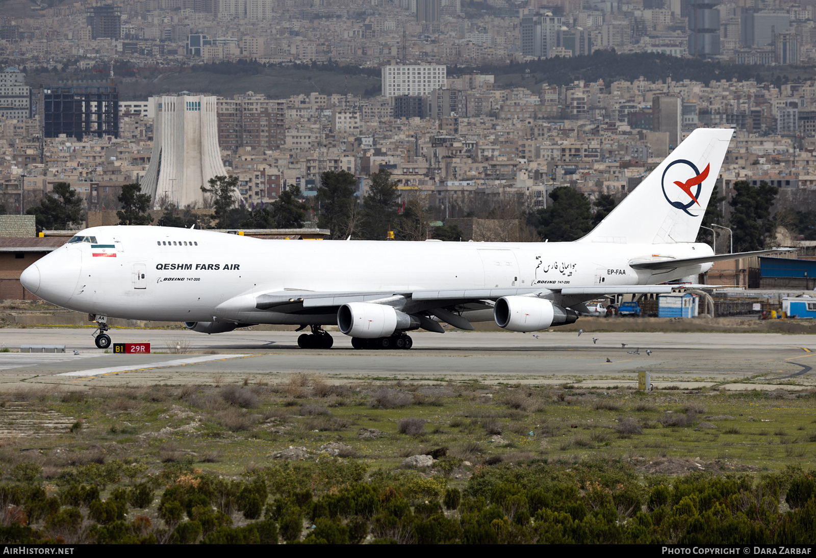 Aircraft Photo of EP-FAA | Boeing 747-281F/SCD | Fars Air Qeshm | AirHistory.net #445831