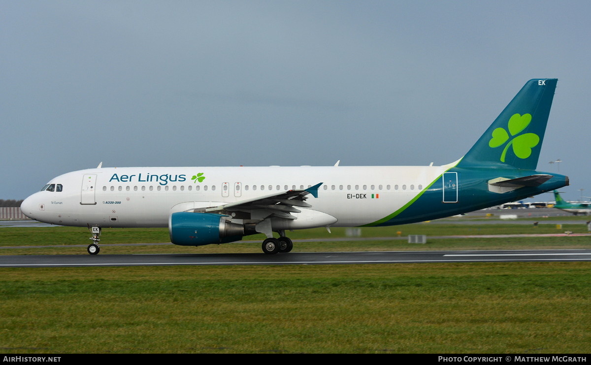 Aircraft Photo of EI-DEK | Airbus A320-214 | Aer Lingus | AirHistory.net #445833