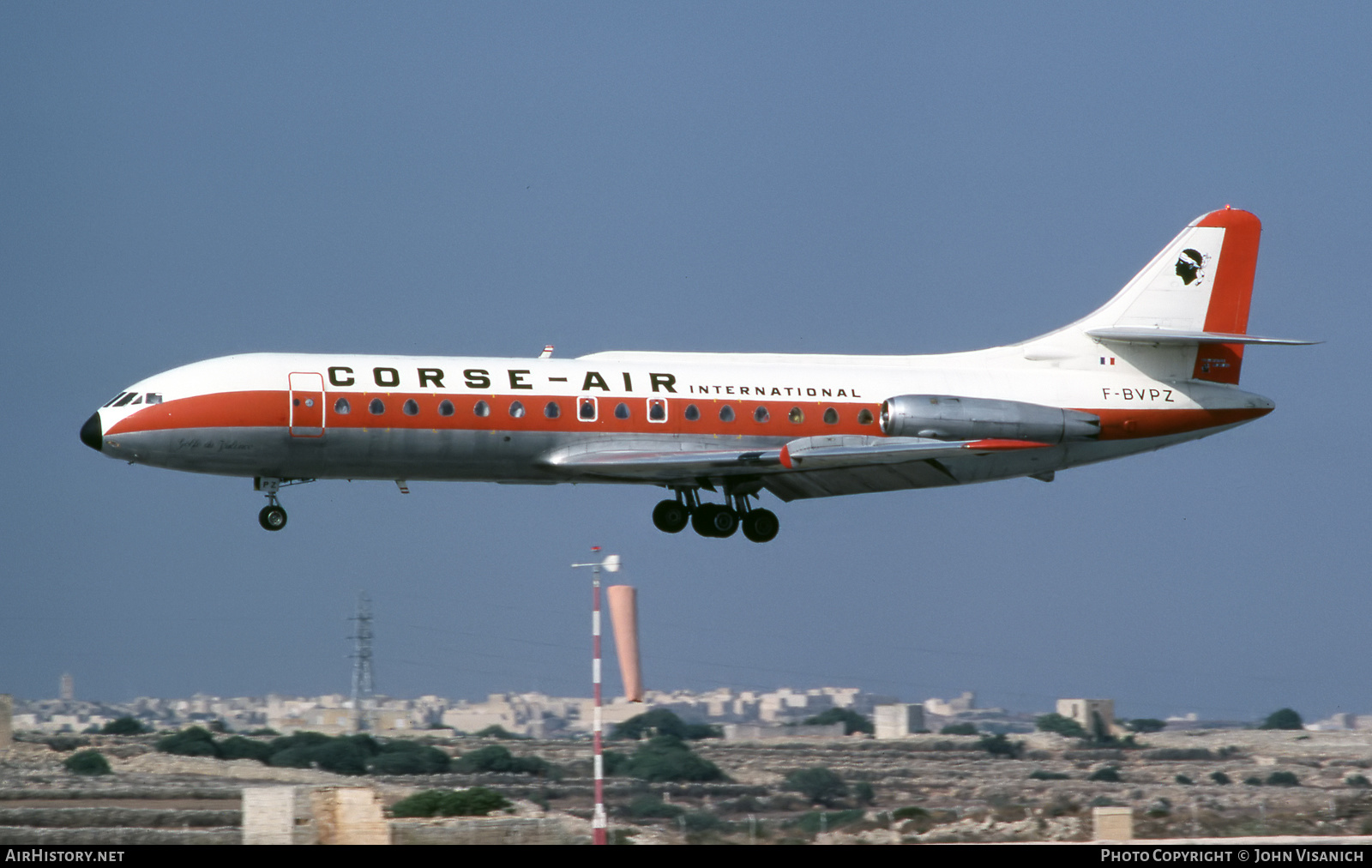 Aircraft Photo of F-BVPZ | Sud SE-210 Caravelle VI-N | Corse Air International | AirHistory.net #445871