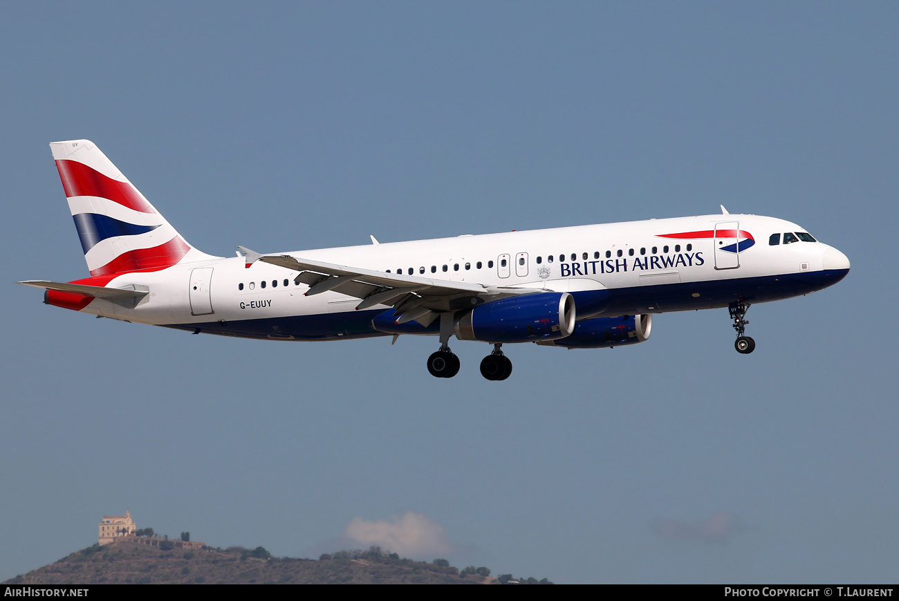 Aircraft Photo of G-EUUY | Airbus A320-232 | British Airways | AirHistory.net #445878