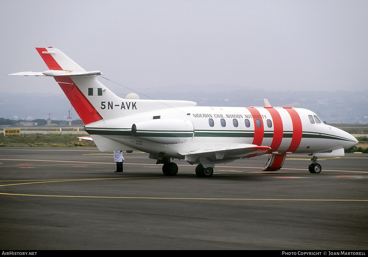 Aircraft Photo of 5N-AVK | British Aerospace HS-125-700B | Civil Aviation Authority Flying Unit | AirHistory.net #445891