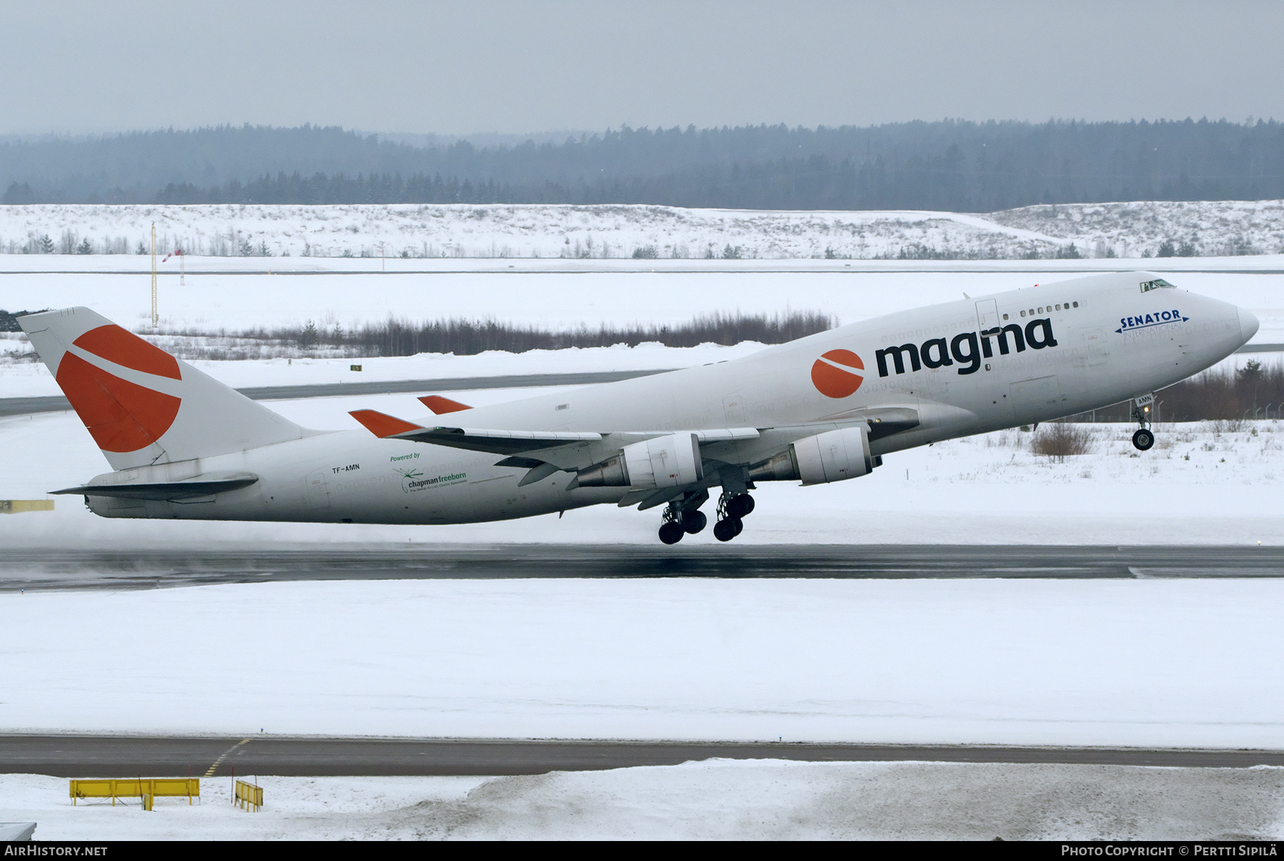 Aircraft Photo of TF-AMN | Boeing 747-4F6(BDSF) | Magma Aviation | AirHistory.net #445923