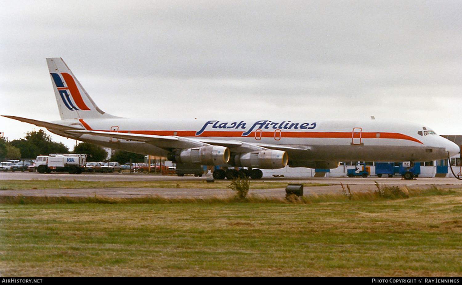 Aircraft Photo of 5N-ATZ | McDonnell Douglas DC-8-55CF Jet Trader | Flash Airlines | AirHistory.net #445932