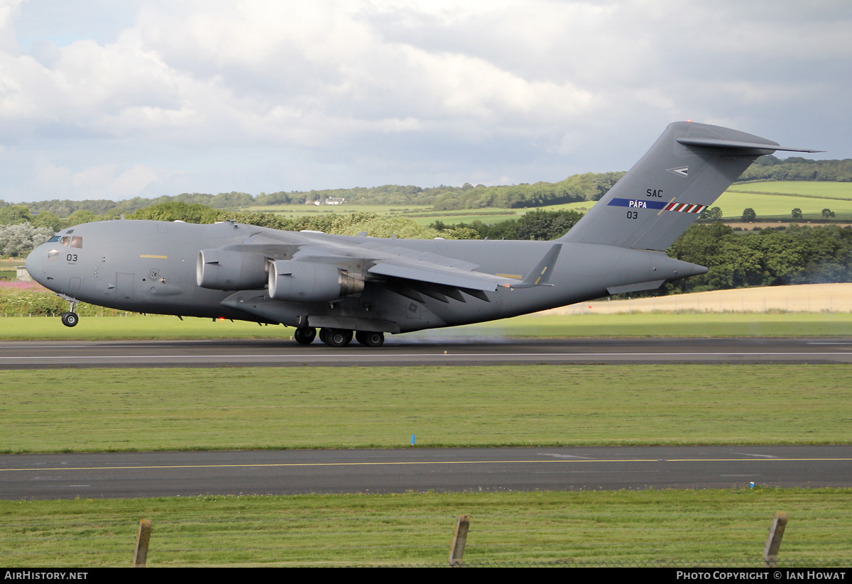 Aircraft Photo of 03 / 080003 | Boeing C-17A Globemaster III | Hungary - Air Force | AirHistory.net #445934