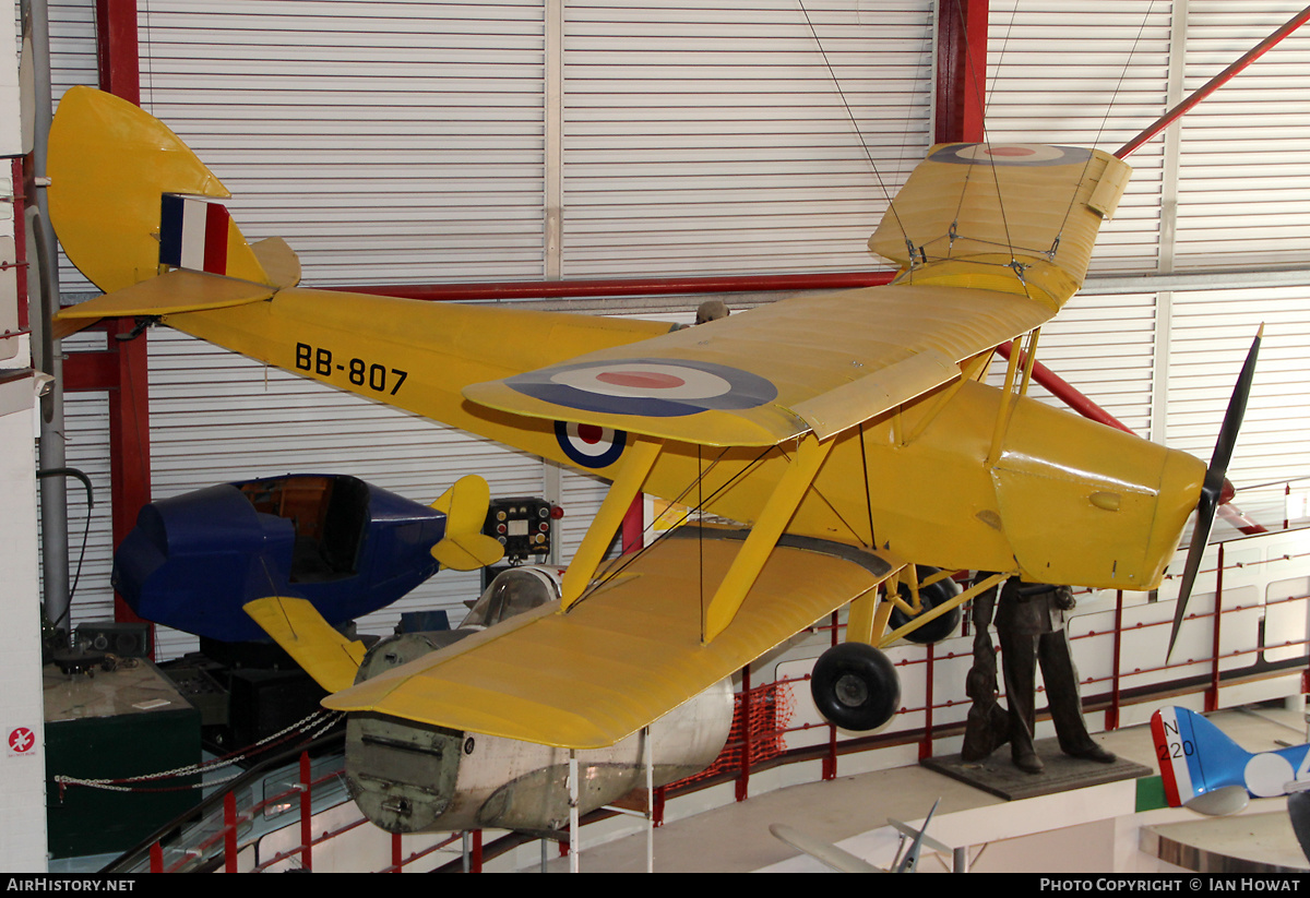 Aircraft Photo of BB807 | De Havilland D.H. 82A Tiger Moth II | UK - Air Force | AirHistory.net #445941