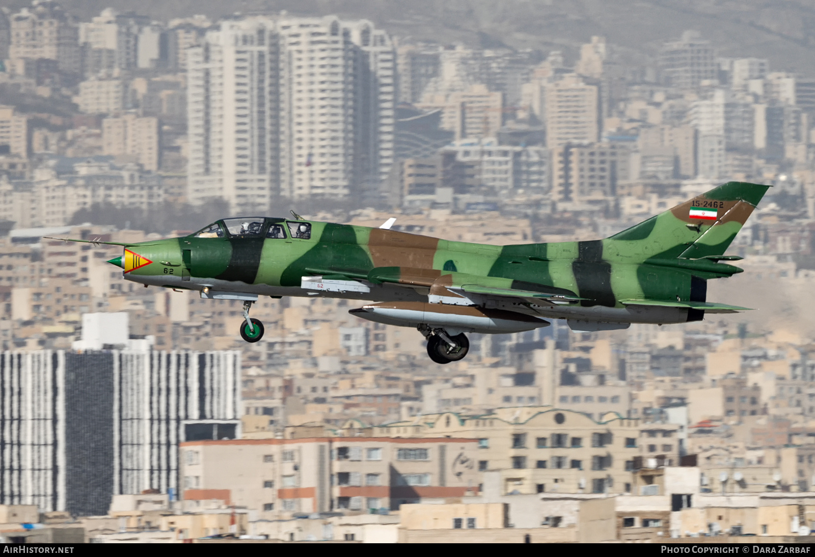 Aircraft Photo of 15-2462 | Sukhoi Su-22UM3K | Iran - Revolutionary Guard Air Force | AirHistory.net #445949