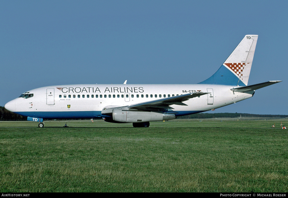 Aircraft Photo of 9A-CTD | Boeing 737-230/Adv | Croatia Airlines | AirHistory.net #446014