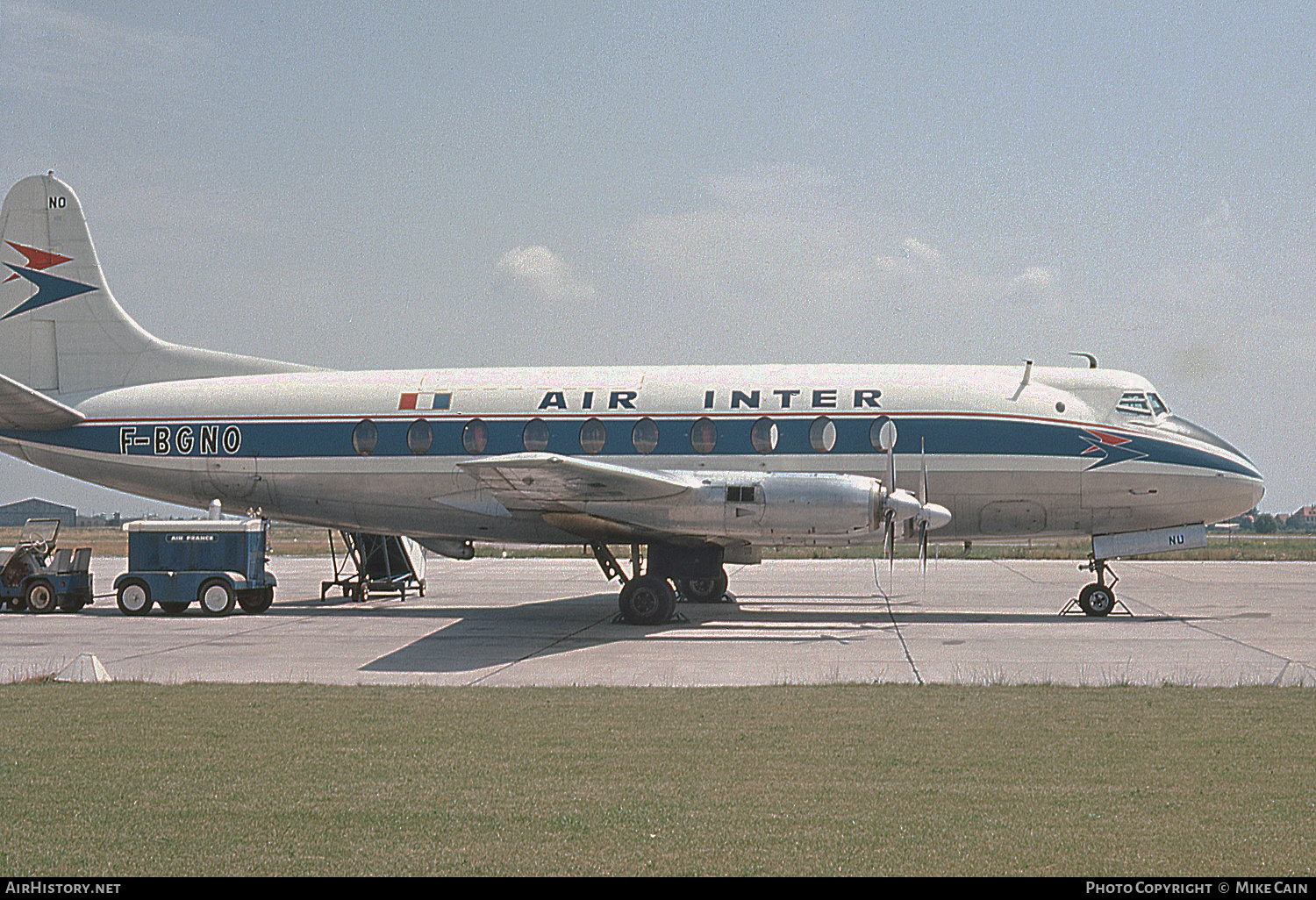 Aircraft Photo of F-BGNO | Vickers 708 Viscount | Air Inter | AirHistory.net #446021