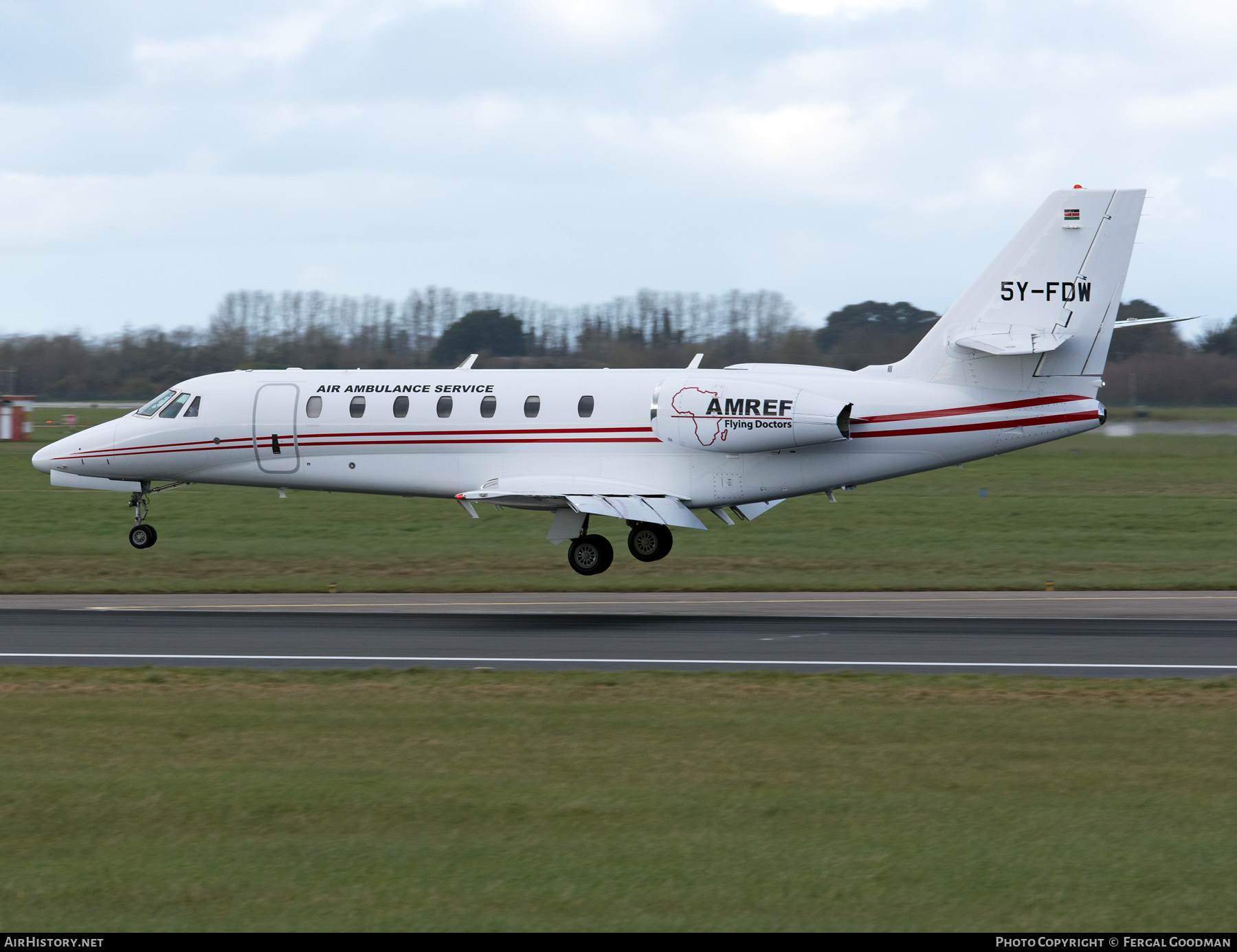 Aircraft Photo of 5Y-FDW | Cessna 680 Citation Sovereign | AMREF Flying Doctors | AirHistory.net #446060