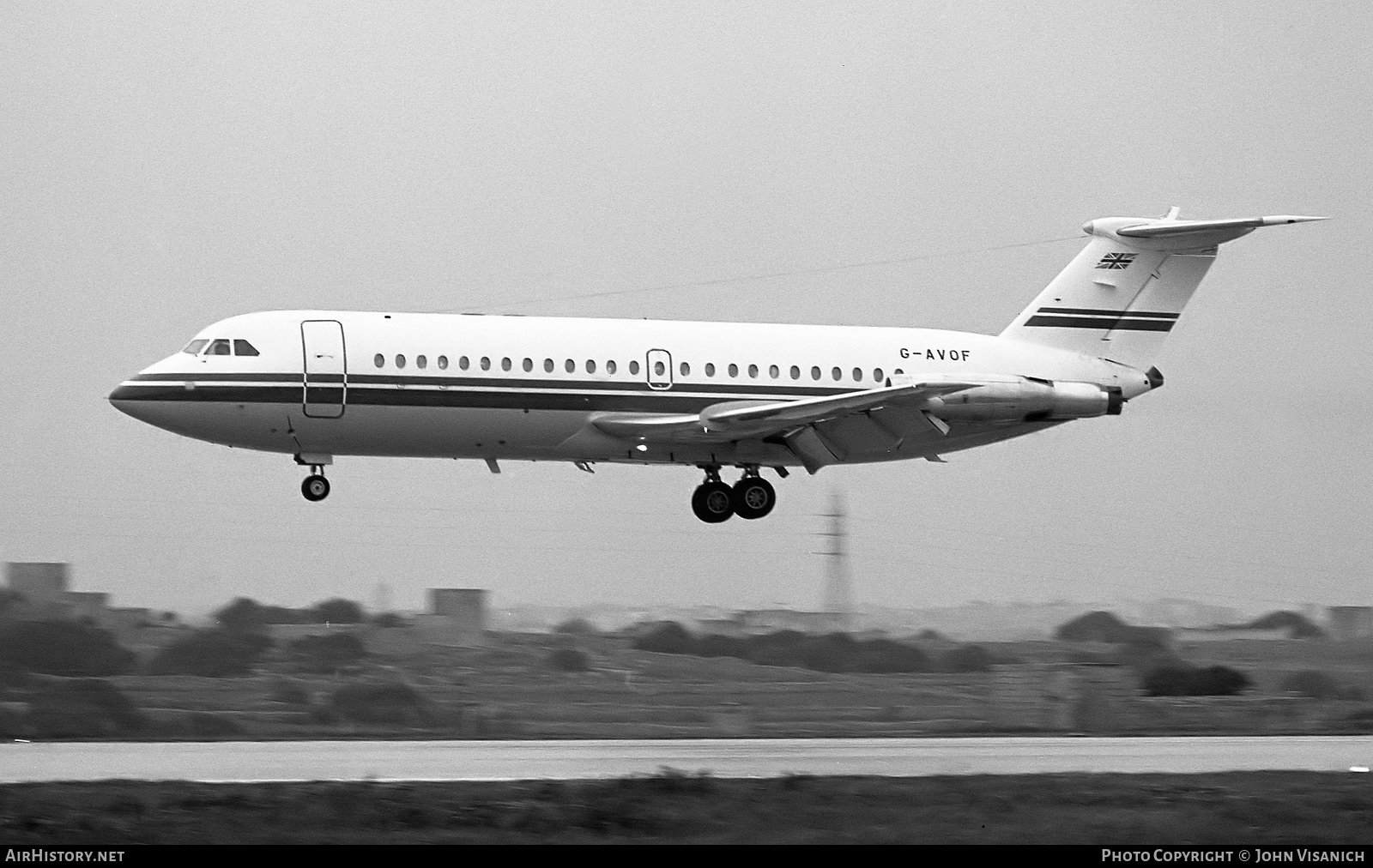 Aircraft Photo of G-AVOF | BAC 111-416EK One-Eleven | AirHistory.net #446095