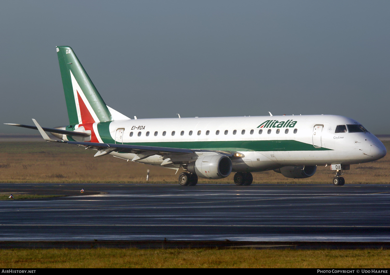 Aircraft Photo of EI-RDA | Embraer 175LR (ERJ-170-200LR) | Alitalia CityLiner | AirHistory.net #446120