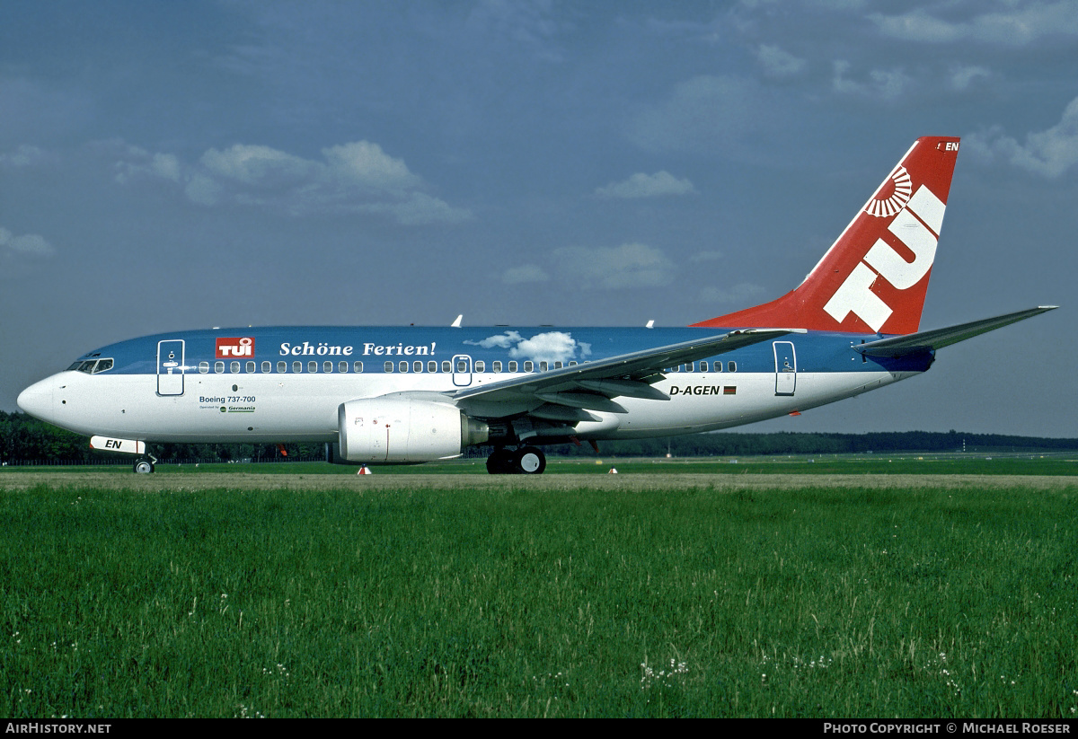 Aircraft Photo of D-AGEN | Boeing 737-75B | Germania | AirHistory.net #446122