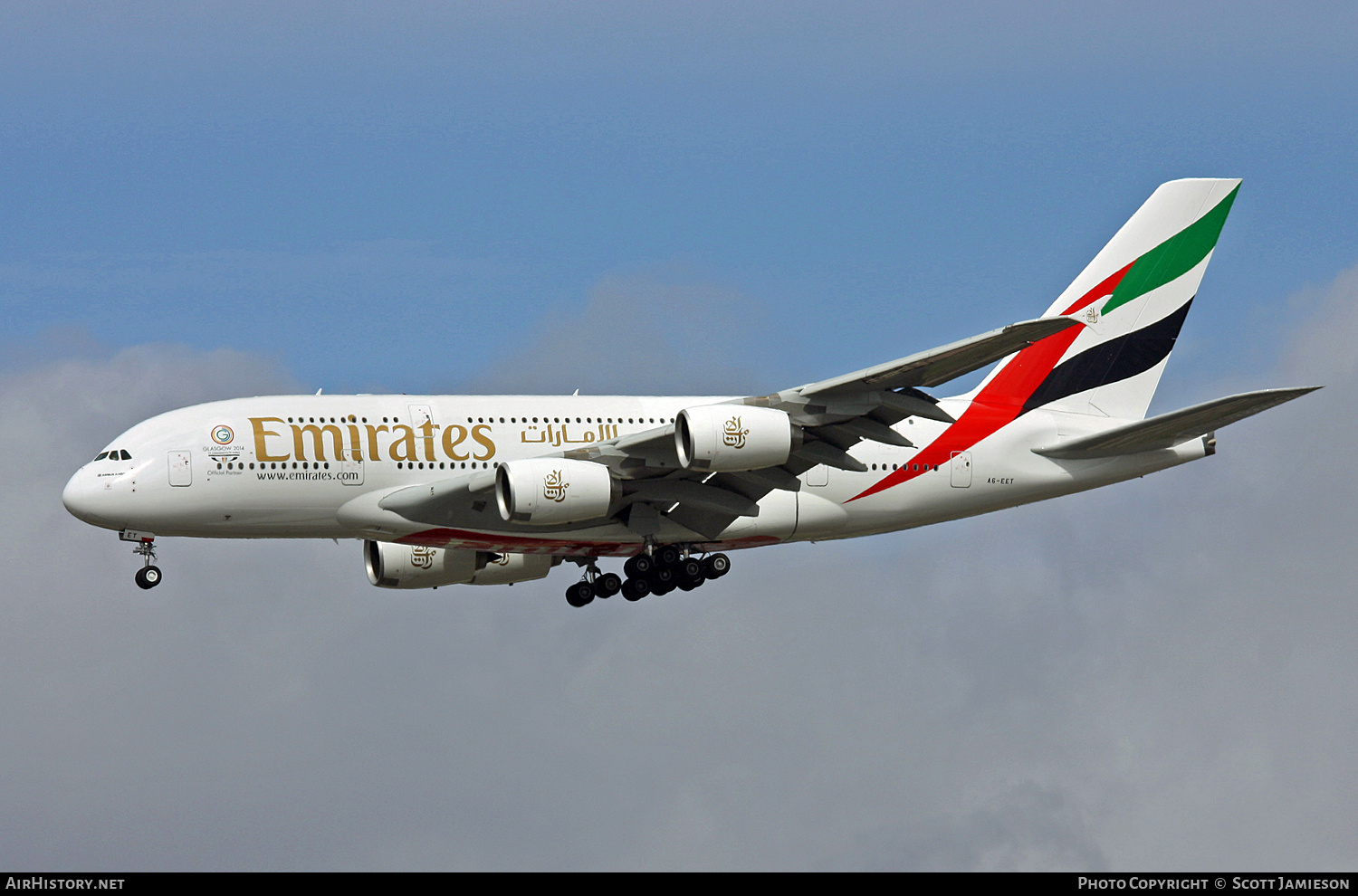 Aircraft Photo of A6-EET | Airbus A380-861 | Emirates | AirHistory.net #446126