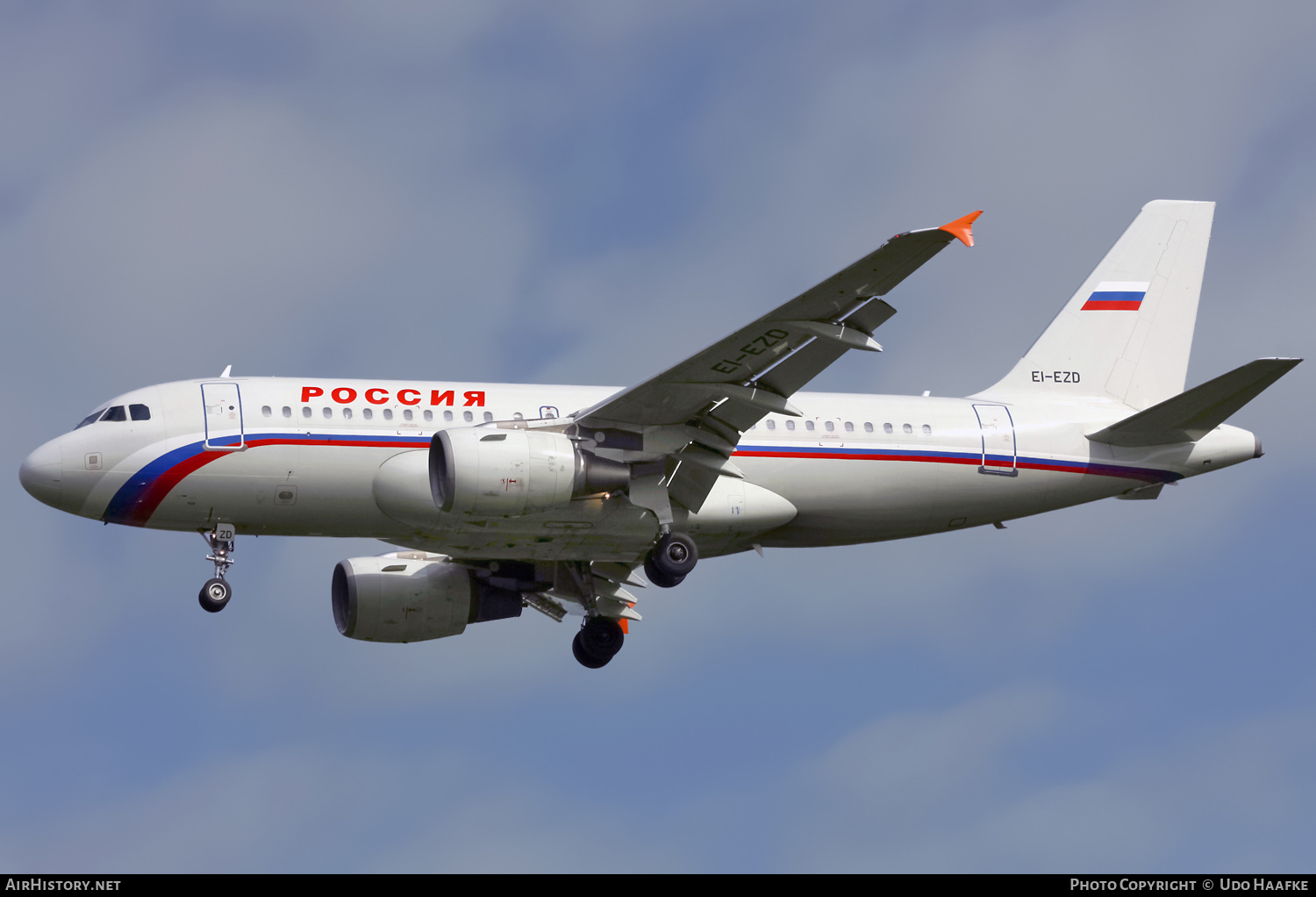 Aircraft Photo of EI-EZD | Airbus A319-112 | Rossiya - Russian Airlines | AirHistory.net #446135