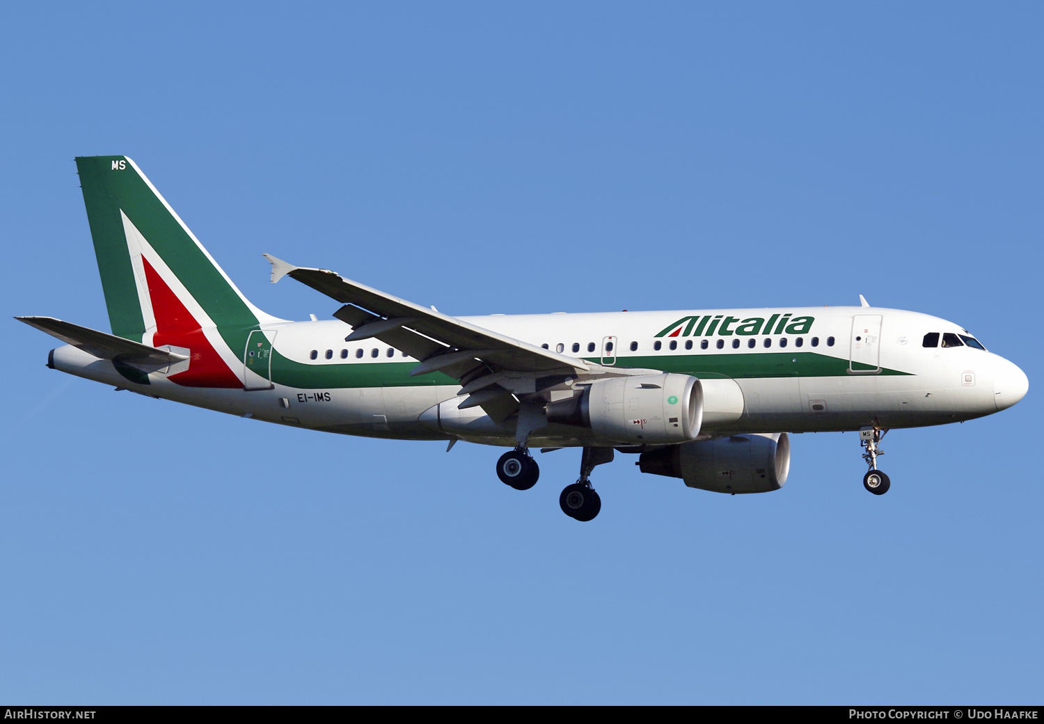 Aircraft Photo of EI-IMS | Airbus A319-111 | Alitalia | AirHistory.net #446146