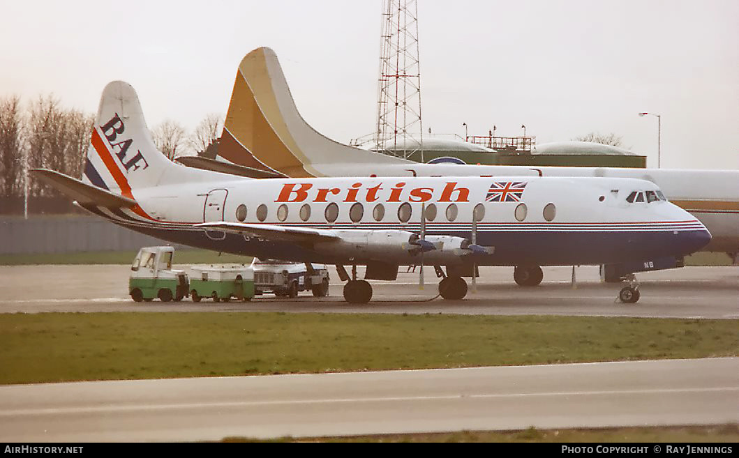 Aircraft Photo of G-BLNB | Vickers 802 Viscount | British Air Ferries - BAF | AirHistory.net #446160