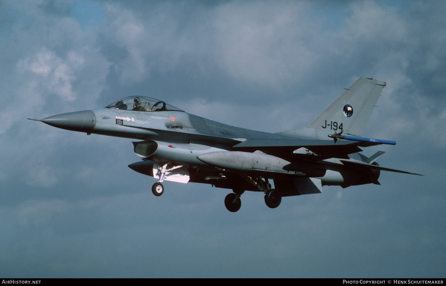 Aircraft Photo of J-194 | General Dynamics F-16A Fighting Falcon | Netherlands - Air Force | AirHistory.net #446162