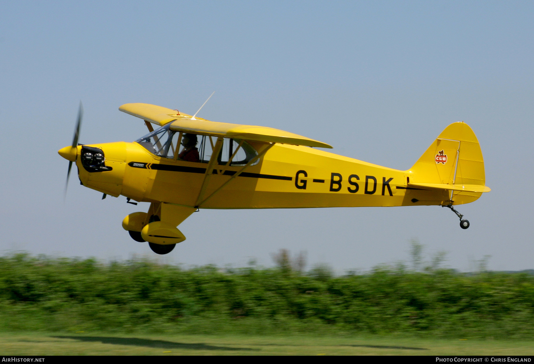 Aircraft Photo of G-BSDK | Piper J-5A Cub Cruiser | AirHistory.net #446197