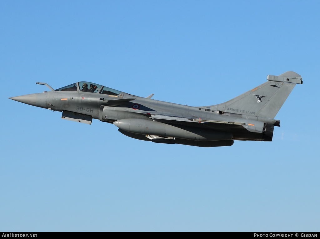 Aircraft Photo of 129 | Dassault Rafale C | France - Air Force | AirHistory.net #446205