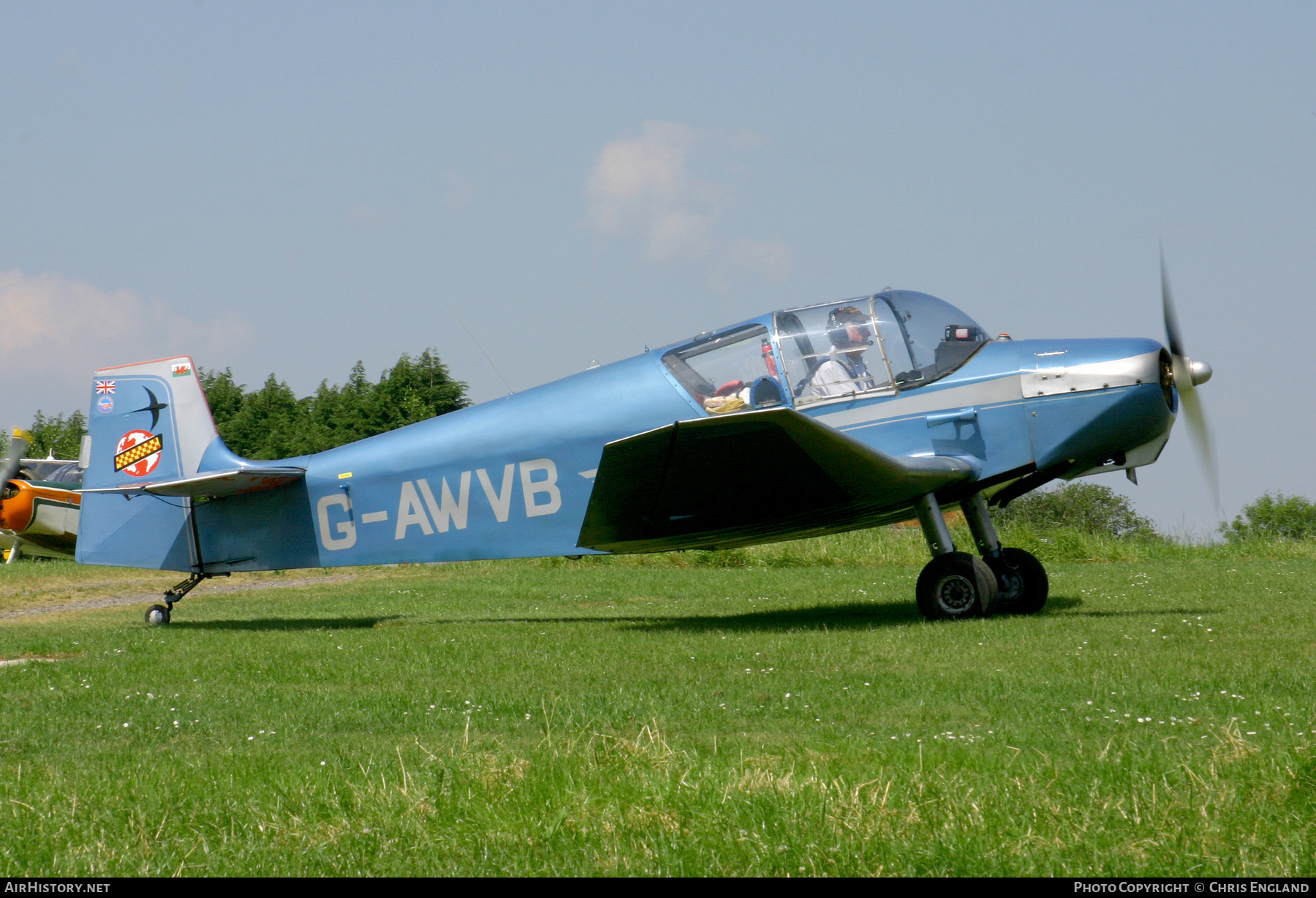 Aircraft Photo of G-AWVB | SAN Jodel D-117 | AirHistory.net #446240