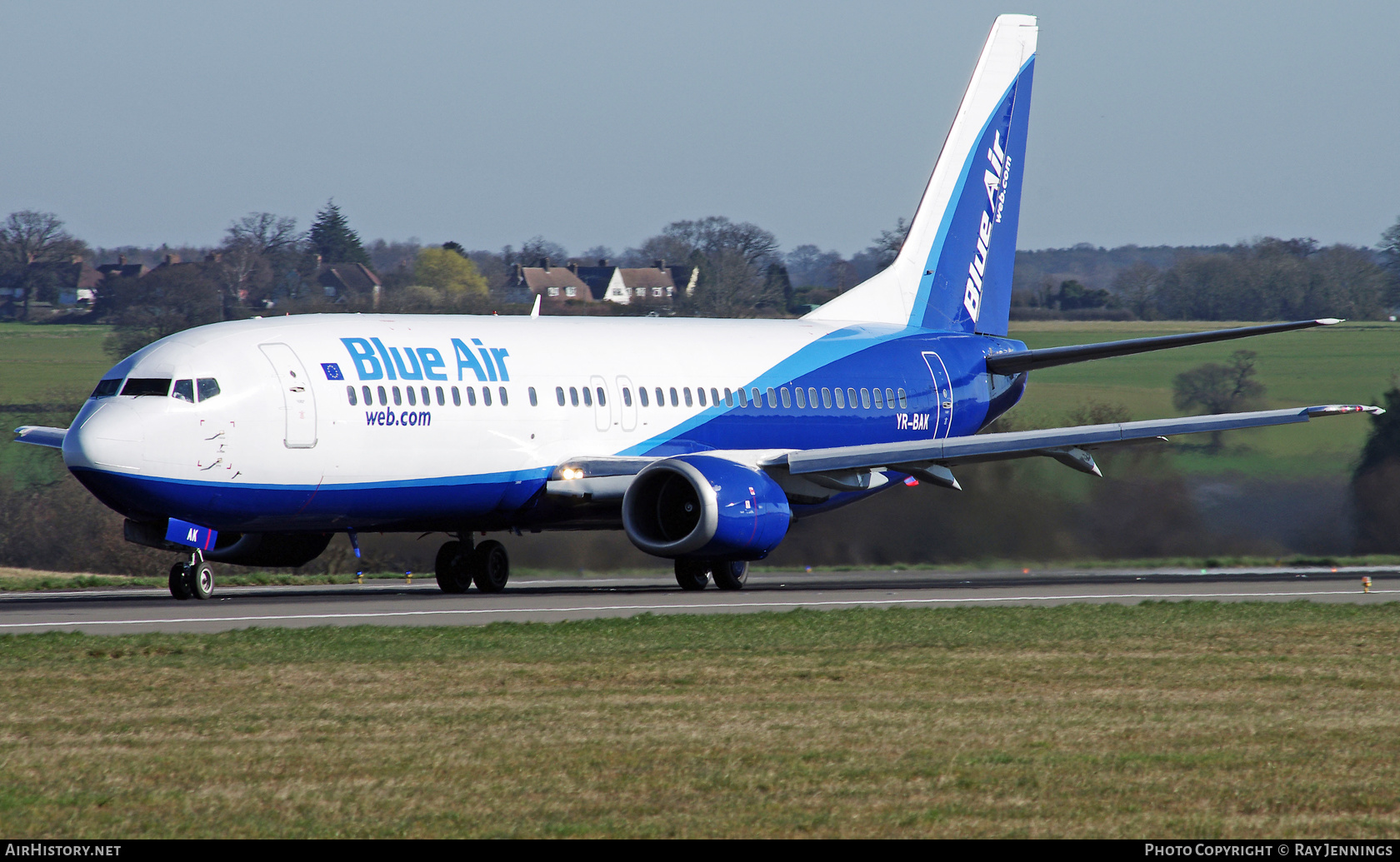 Aircraft Photo of YR-BAK | Boeing 737-430 | Blue Air | AirHistory.net #446256