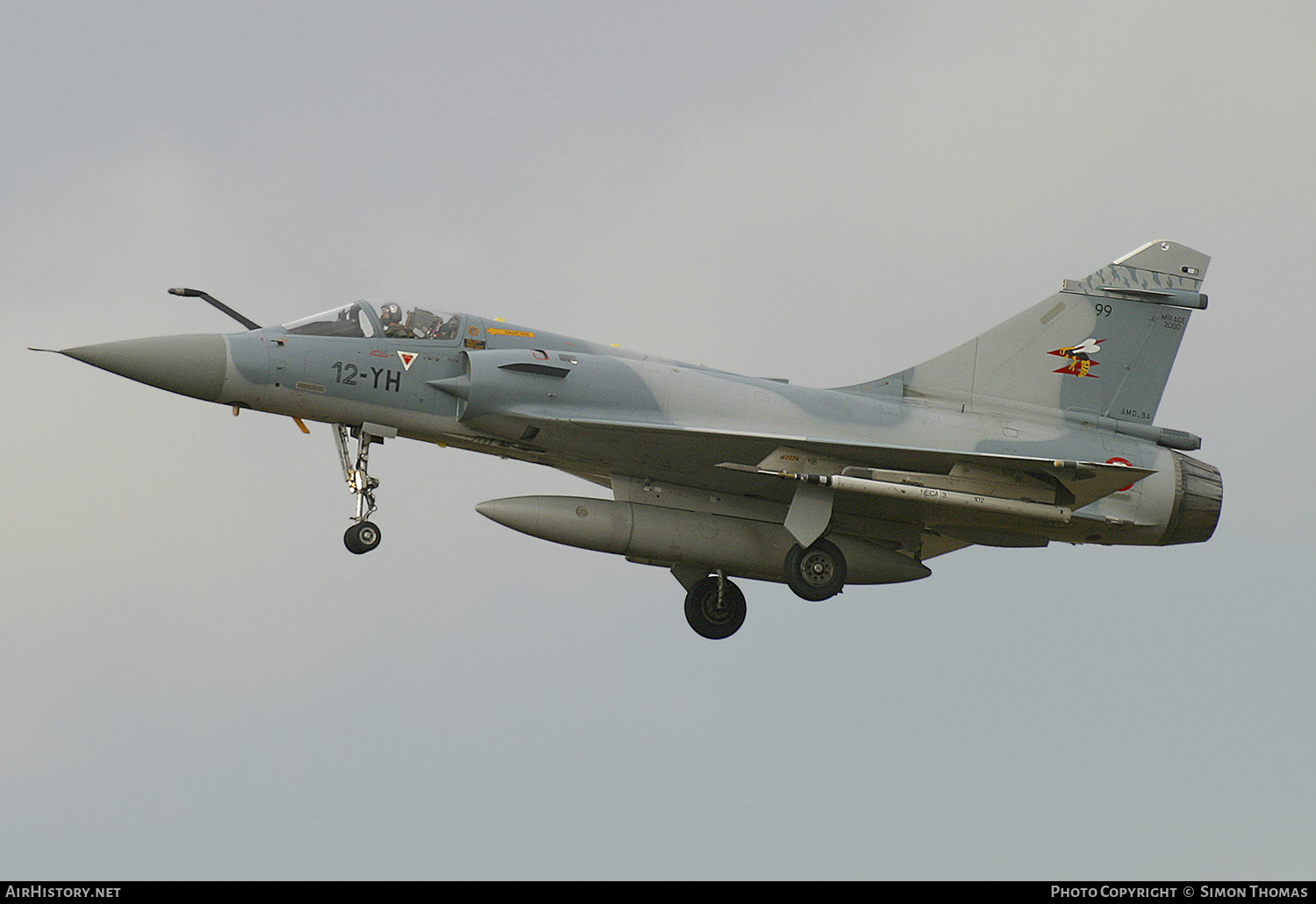 Aircraft Photo of 99 | Dassault Mirage 2000C | France - Air Force | AirHistory.net #446260