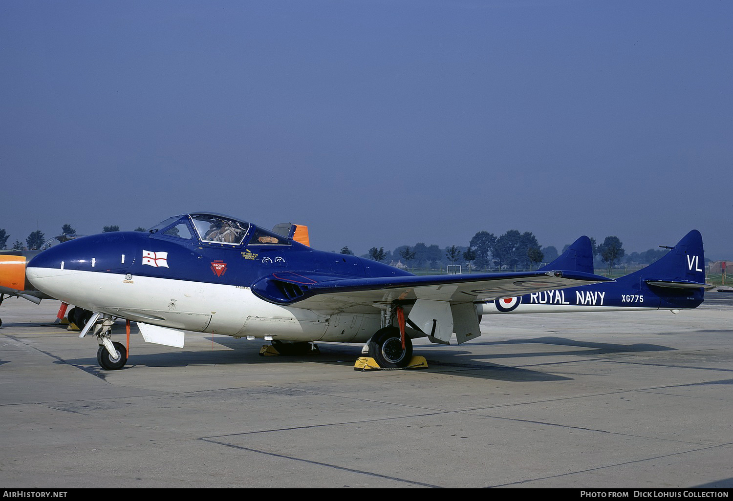 Aircraft Photo of XG775 | De Havilland D.H. 115 Sea Vampire T22 | UK - Navy | AirHistory.net #446272