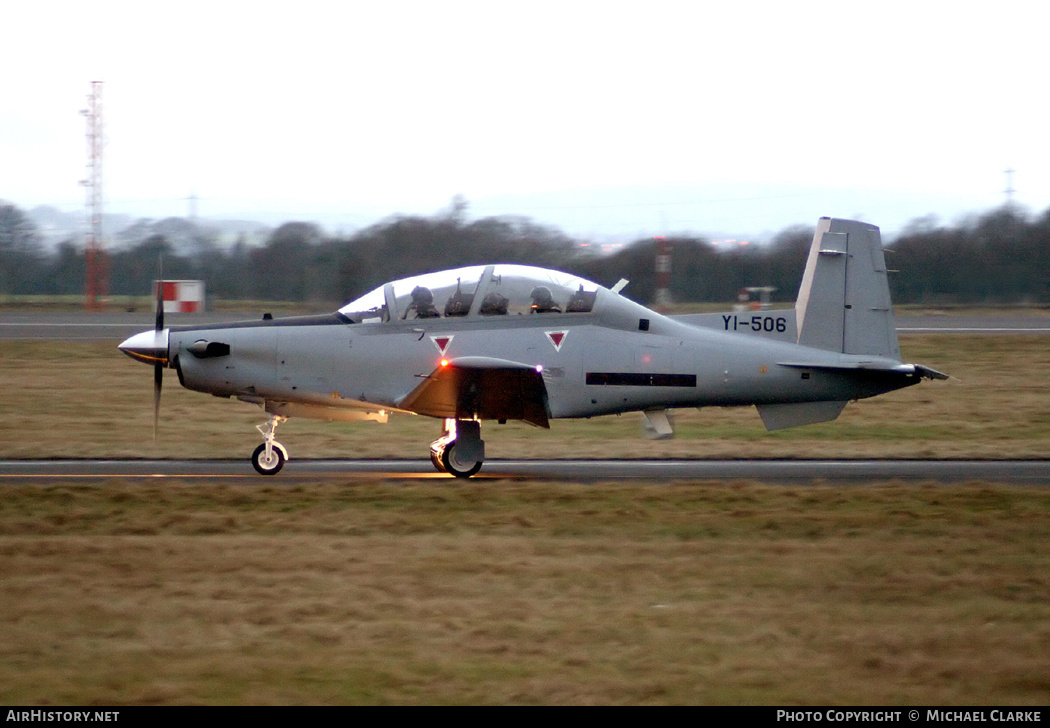 Aircraft Photo of YI-506 | Hawker Beechcraft T-6A Texan II | Iraq - Air Force | AirHistory.net #446280