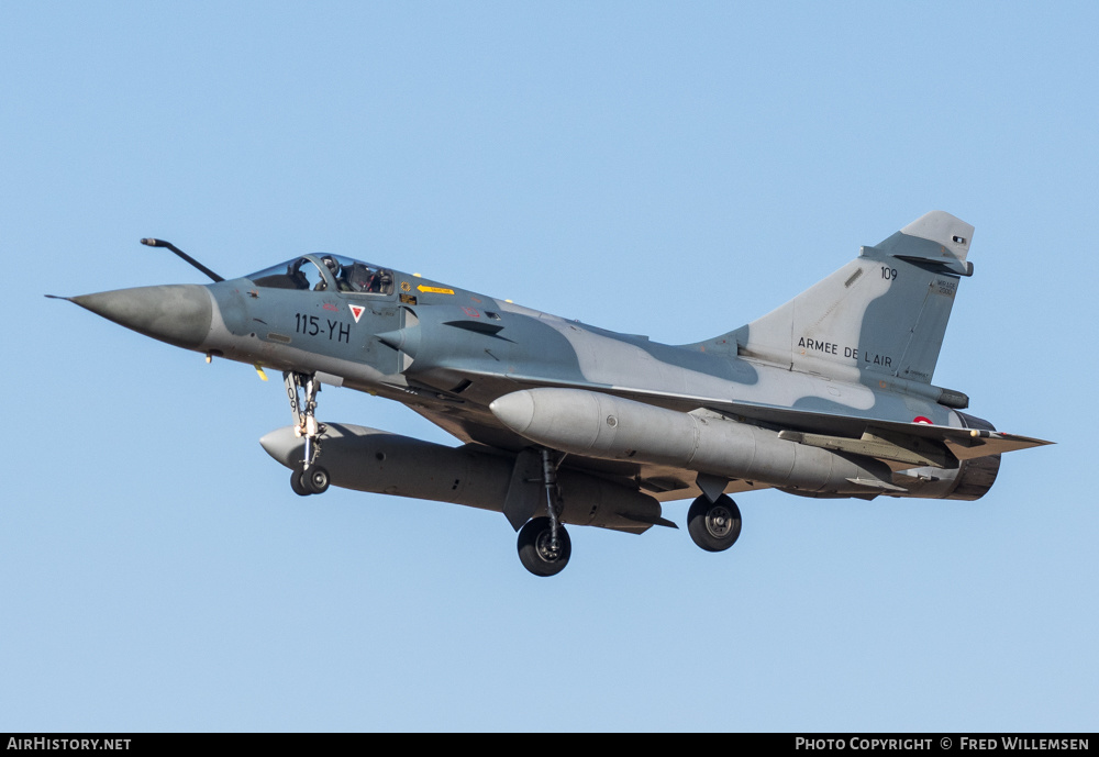 Aircraft Photo of 109 | Dassault Mirage 2000C | France - Air Force | AirHistory.net #446293