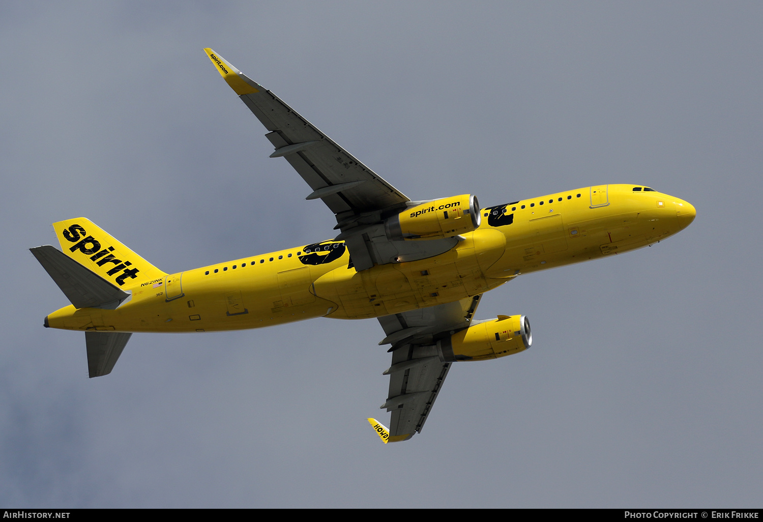 Aircraft Photo of N621NK | Airbus A320-232 | Spirit Airlines | AirHistory.net #446318