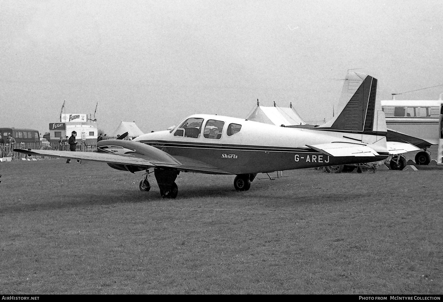 Aircraft Photo of G-AREJ | Beech B95 Travel Air | AirHistory.net #446347