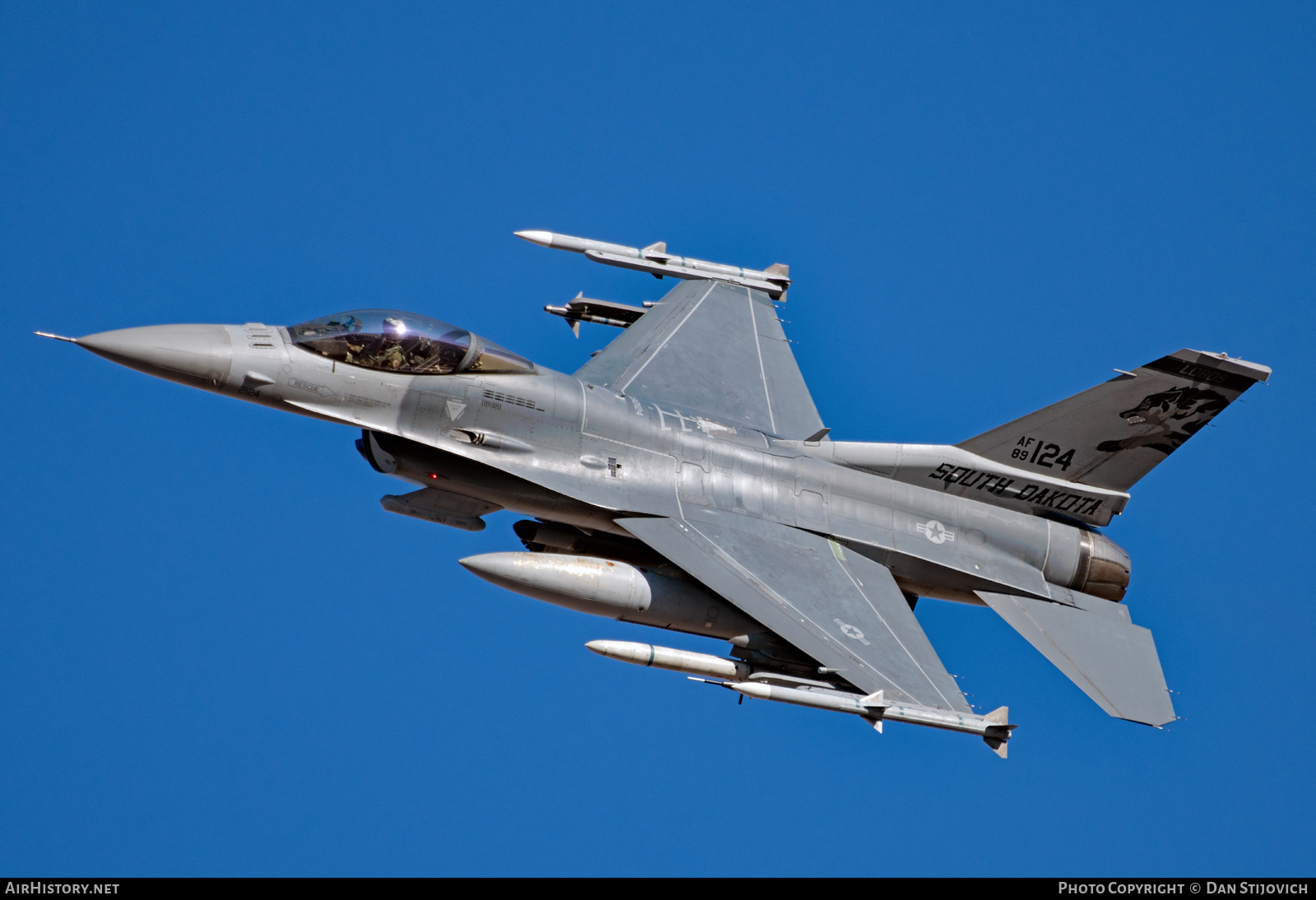 Aircraft Photo of 89-2124 / AF89-124 | General Dynamics F-16CM Fighting Falcon | USA - Air Force | AirHistory.net #446359