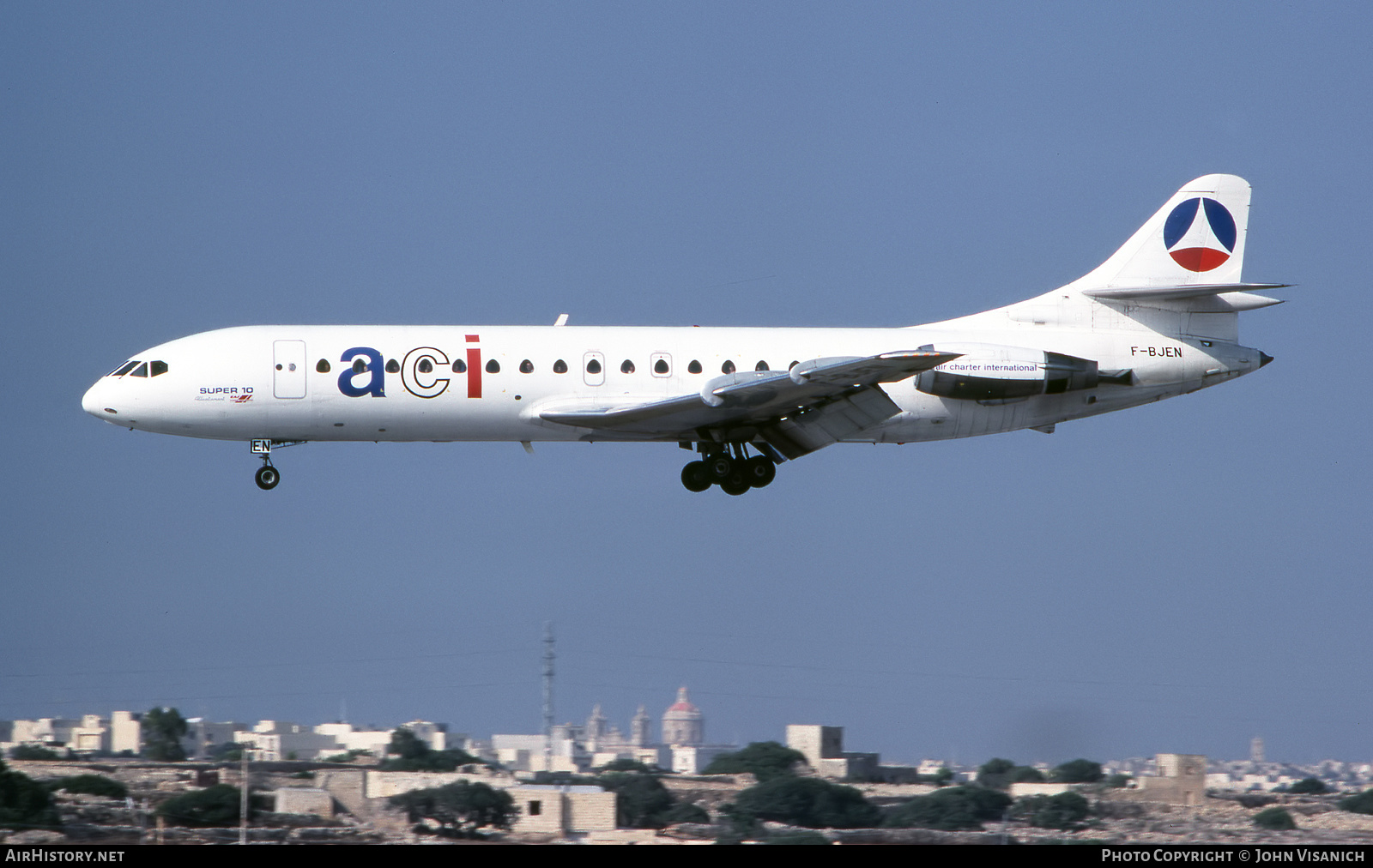 Aircraft Photo of F-BJEN | Sud SE-210 Caravelle 10B3 Super B | Air Charter International - ACI | AirHistory.net #446369