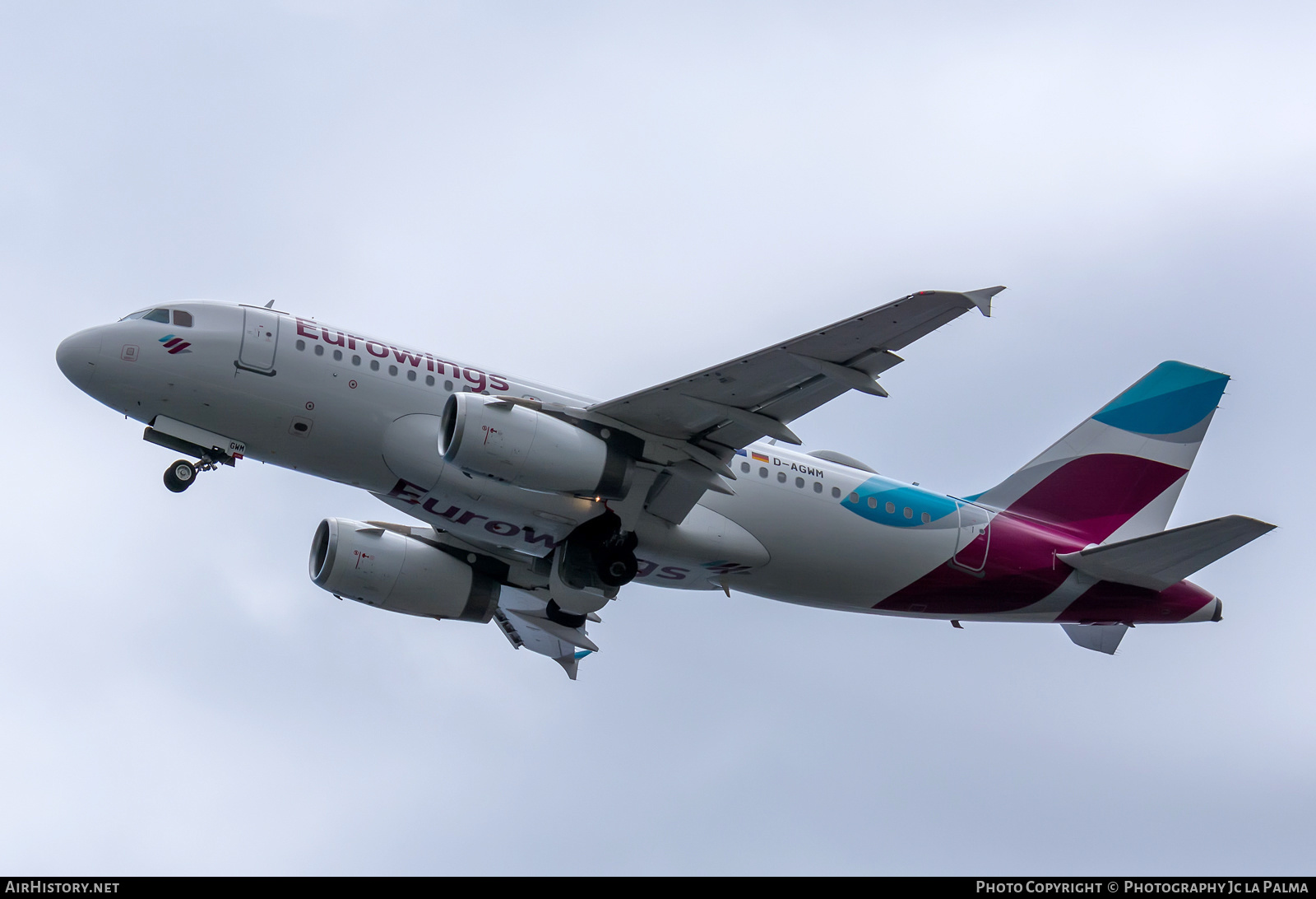 Aircraft Photo of D-AGWM | Airbus A319-132 | Eurowings | AirHistory.net #446406