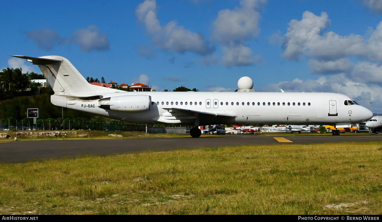 Aircraft Photo of PJ-DAC | Fokker 100 (F28-0100) | DAE - Dutch Antilles Express | AirHistory.net #446410