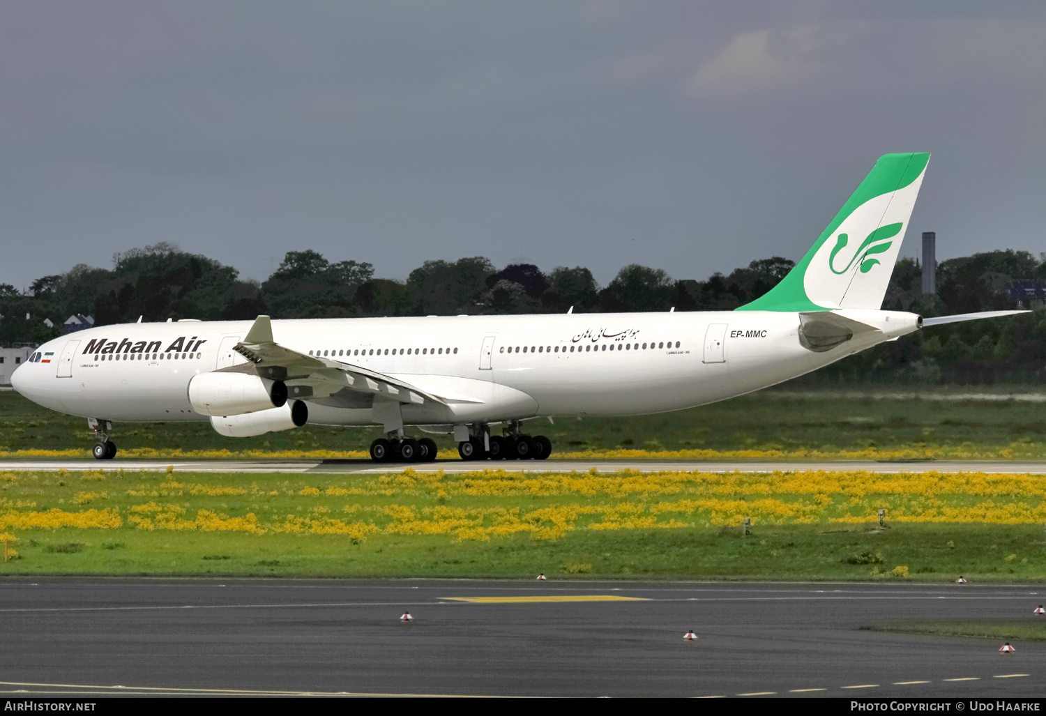 Aircraft Photo of EP-MMC | Airbus A340-313X | Mahan Air | AirHistory.net #446427
