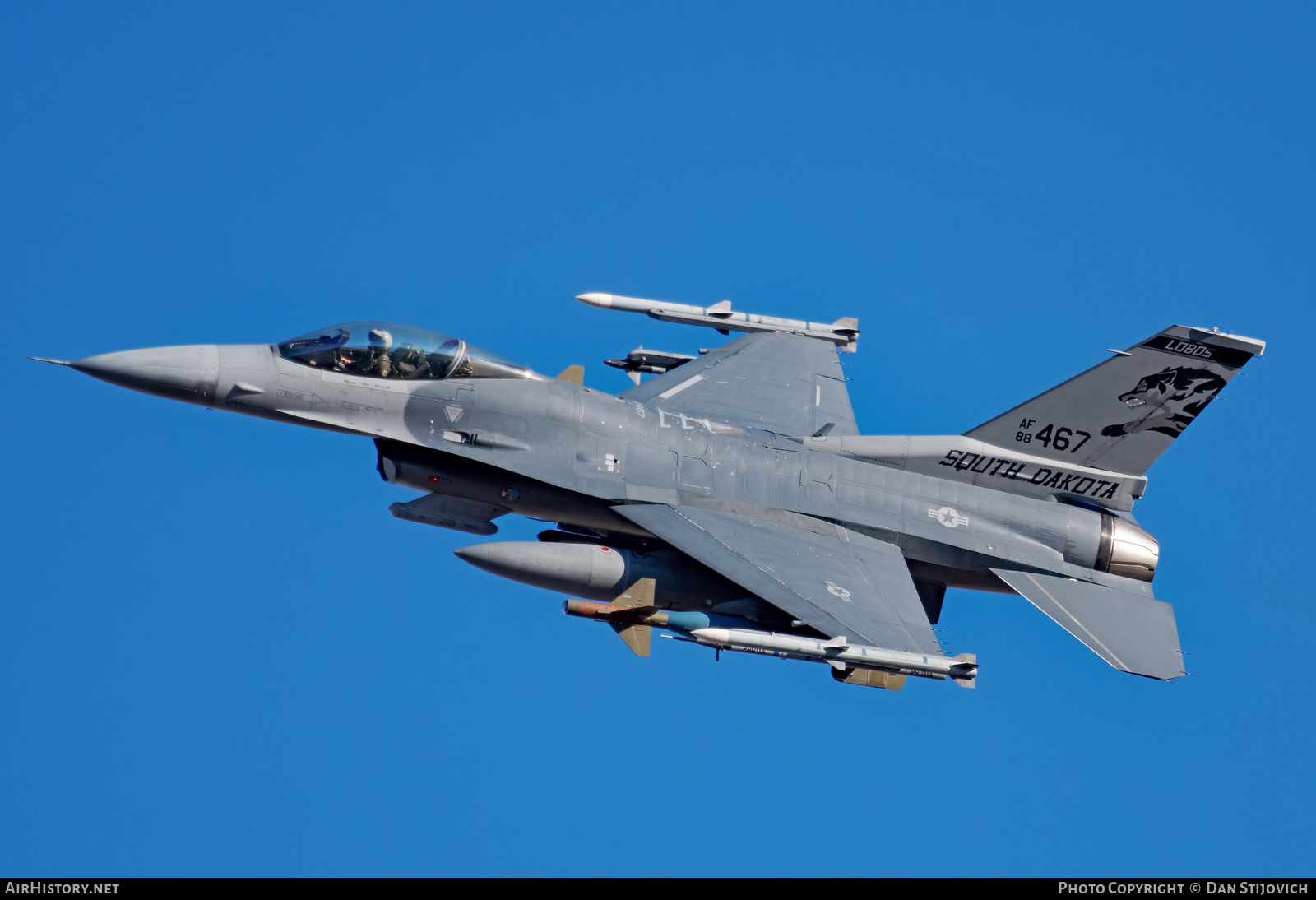Aircraft Photo of 88-0467 / AF88-467 | General Dynamics F-16CM Fighting Falcon | USA - Air Force | AirHistory.net #446434