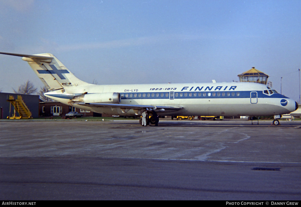 Aircraft Photo of OH-LYD | Douglas DC-9-14 | Finnair | AirHistory.net #446463
