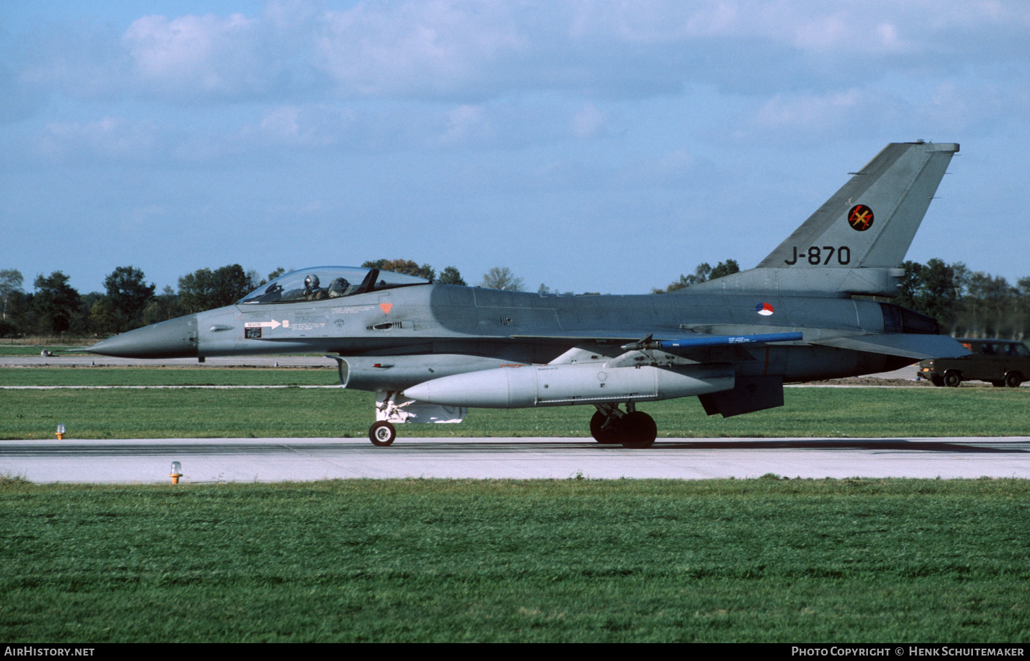 Aircraft Photo of J-870 | General Dynamics F-16A Fighting Falcon | Netherlands - Air Force | AirHistory.net #446472