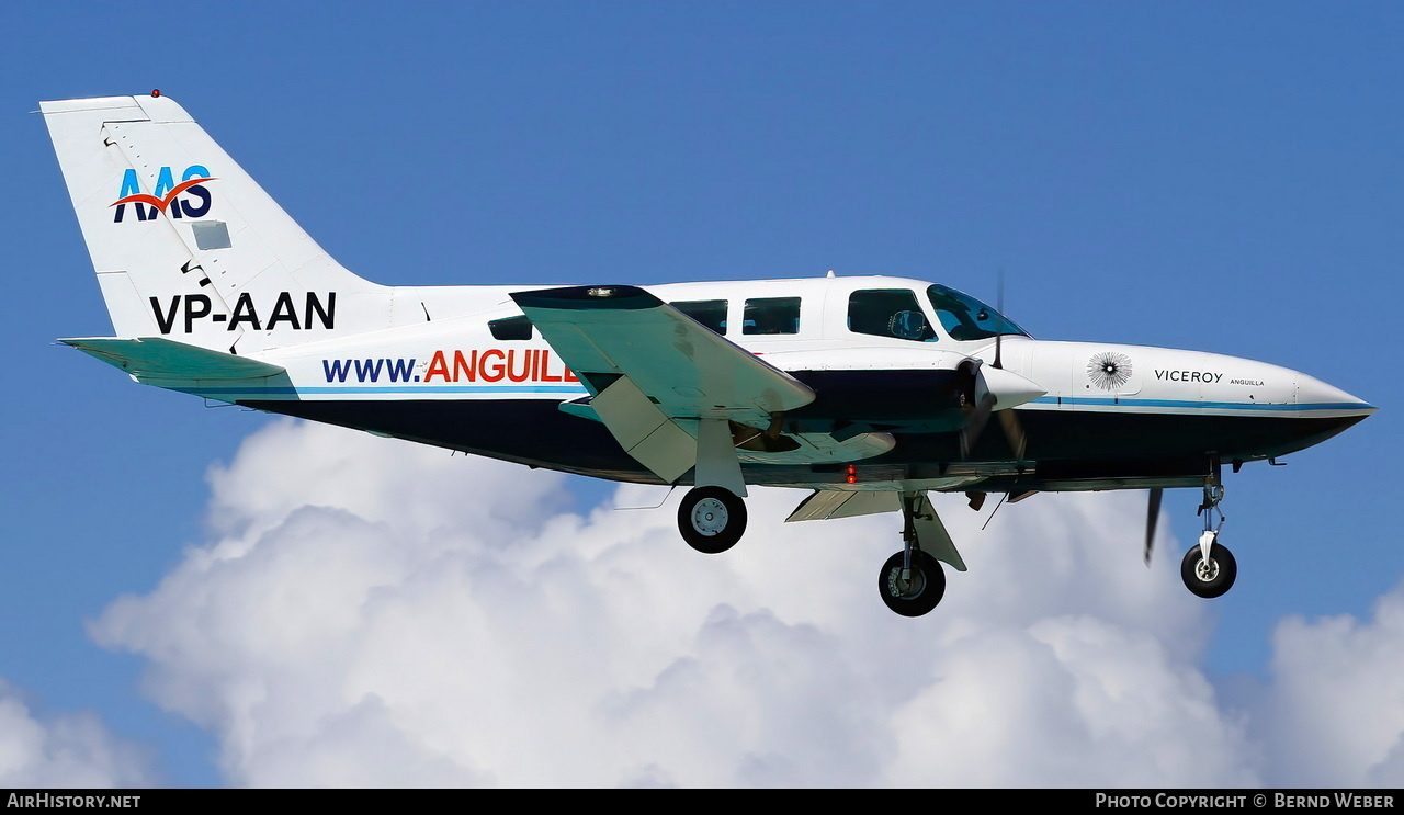 Aircraft Photo of VP-AAN | Cessna 402C | Anguilla Air Services | AirHistory.net #446478