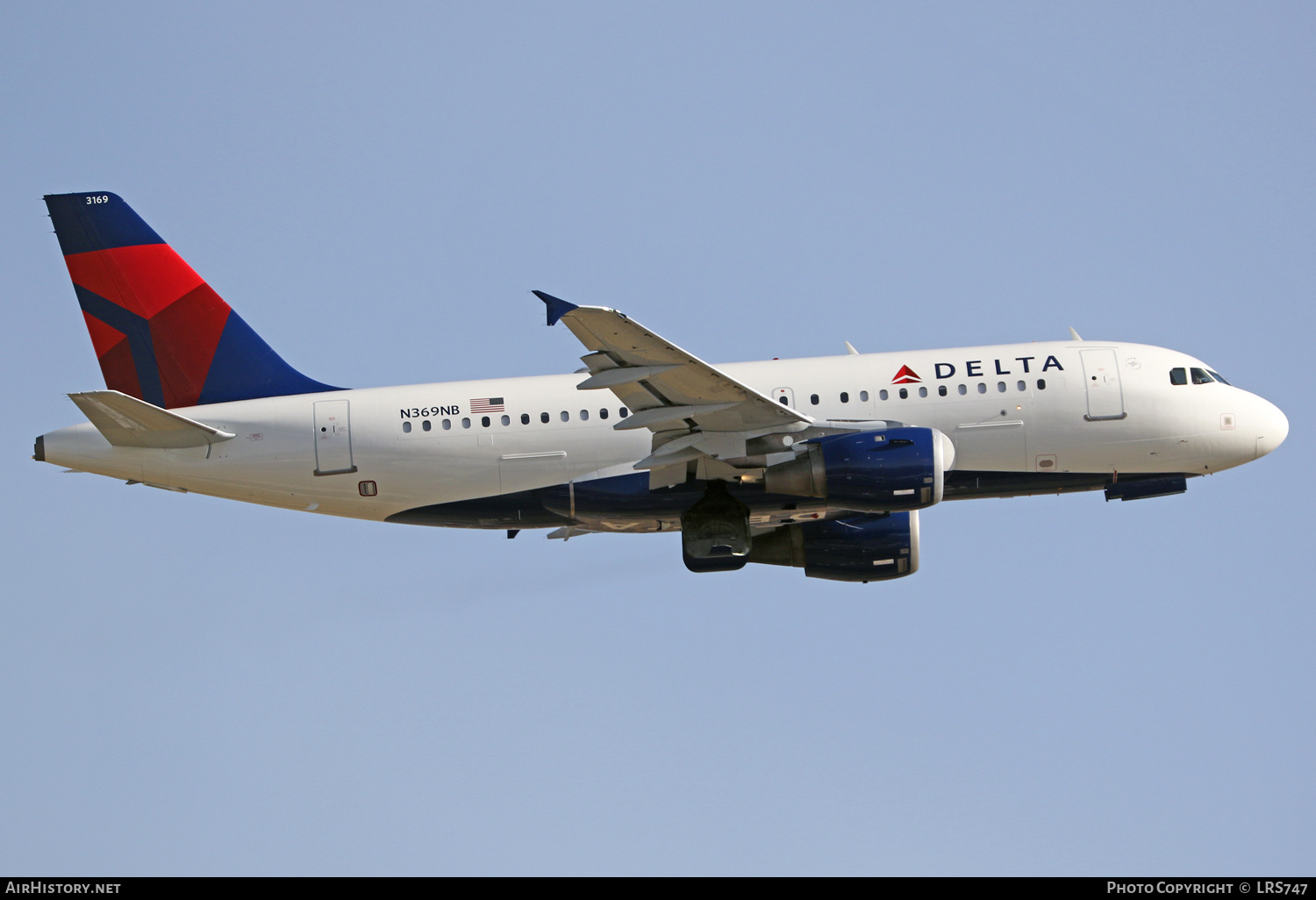 Aircraft Photo of N369NB | Airbus A319-114 | Delta Air Lines | AirHistory.net #446494