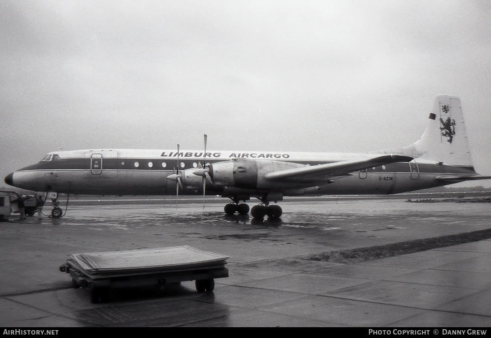 Aircraft Photo of G-AZIN | Canadair CL-44D4-2 | Limburg Aircargo | AirHistory.net #446499