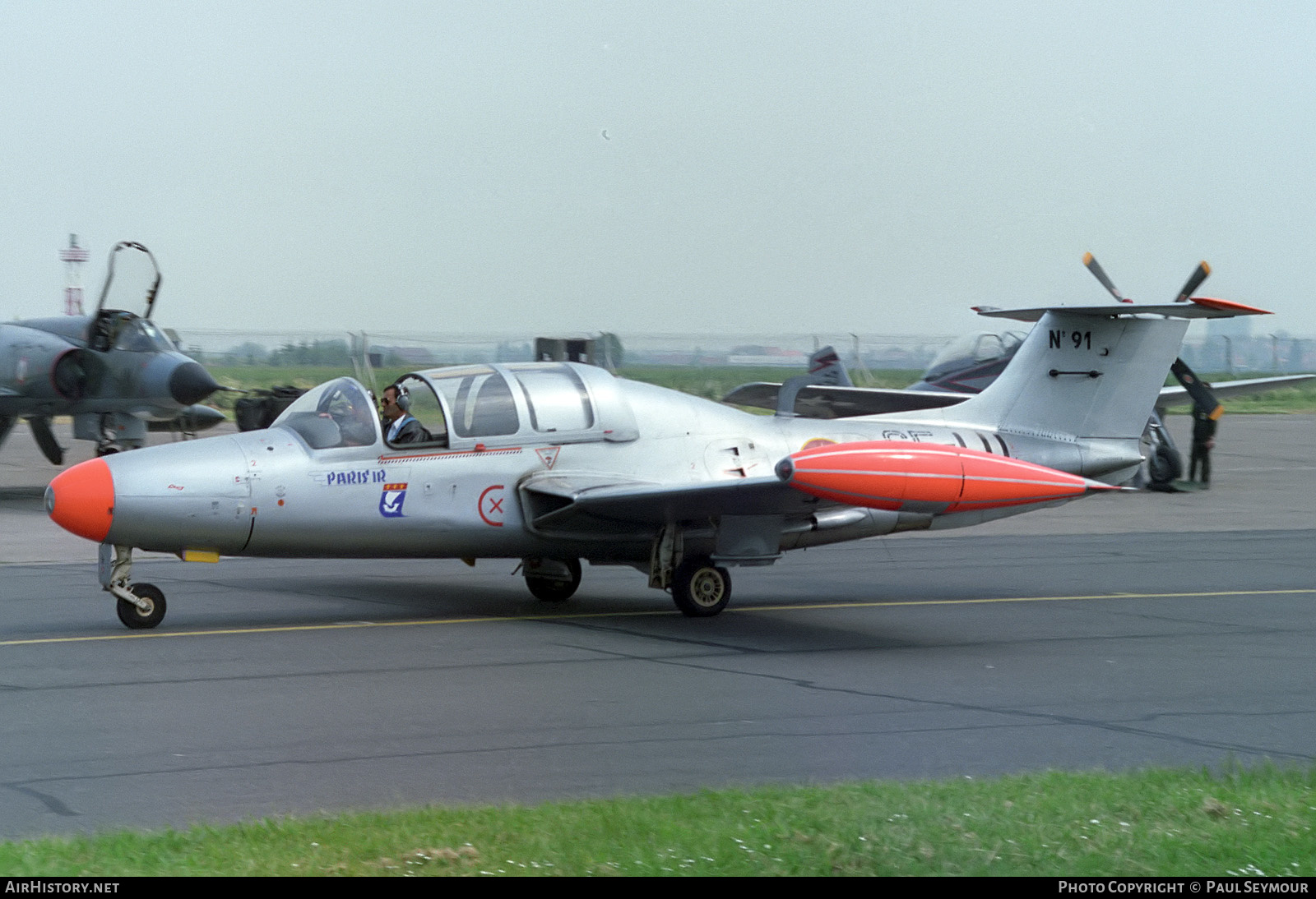 Aircraft Photo of 91 | Morane-Saulnier MS-760 Paris IR | France - Air Force | AirHistory.net #446529