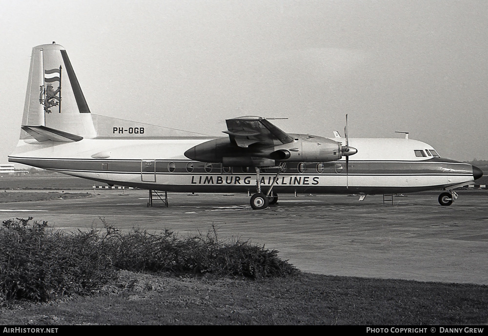 Aircraft Photo of PH-OGB | Fokker F27-200 Friendship | Limburg Airlines | AirHistory.net #446531
