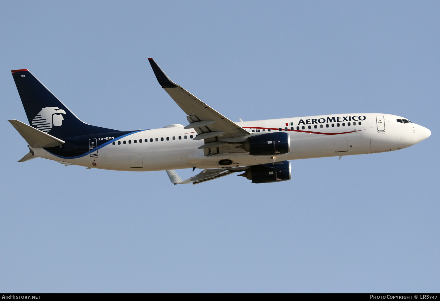 Aircraft Photo of XA-EBN | Boeing 737-8JP | AeroMéxico | AirHistory.net #446561