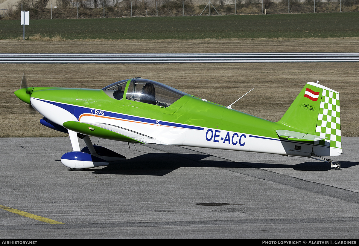 Aircraft Photo of OE-ACC | Van's RV-6 | AirHistory.net #446576