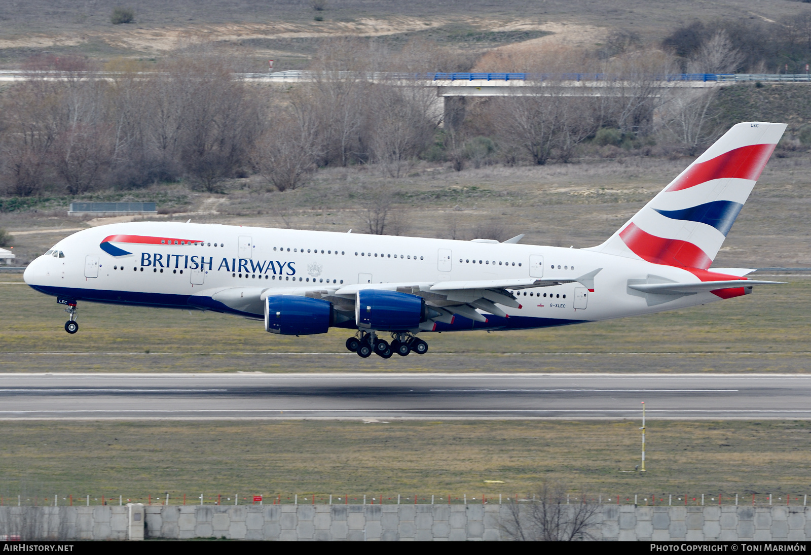 Aircraft Photo of G-XLEC | Airbus A380-841 | British Airways | AirHistory.net #446593