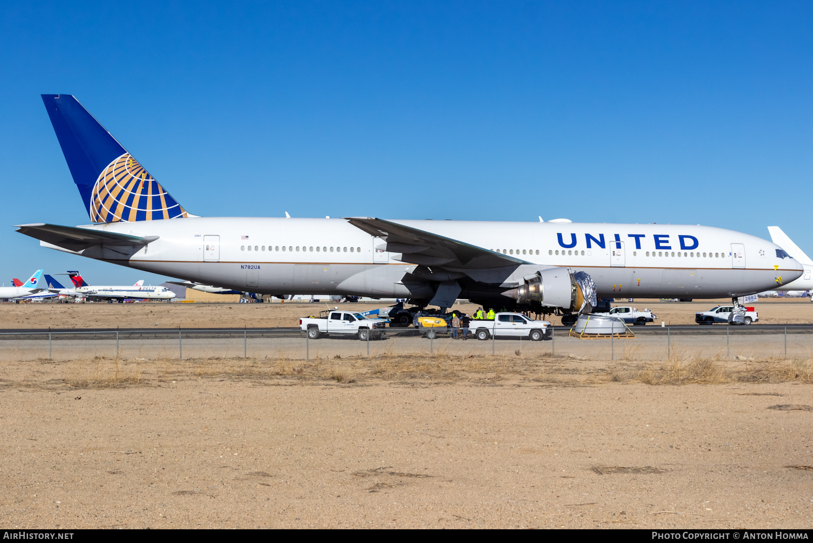 Aircraft Photo of N782UA | Boeing 777-222/ER | United Airlines | AirHistory.net #446620