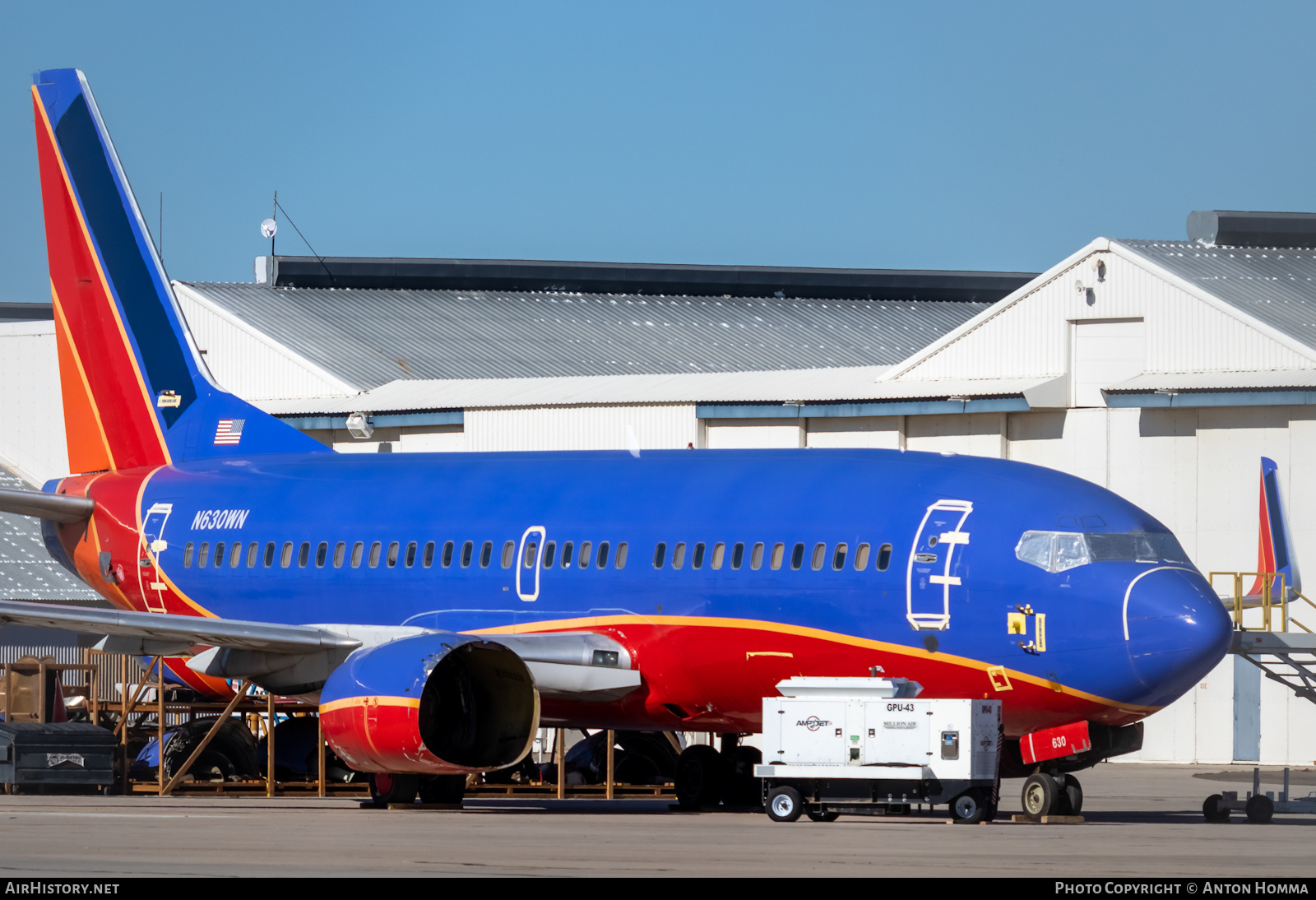 Aircraft Photo of N630WN | Boeing 737-3H4 | Southwest Airlines | AirHistory.net #446634